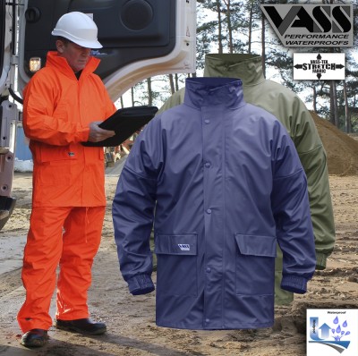 Vass-Tex 170 Performance Lightweight Jacket - Navy & Green